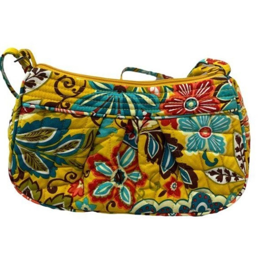 Vera Bradley Provencal Yellow Floral Crossbody‎